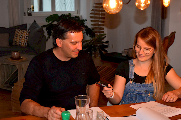Romy Tschopp und Bieri Stephan Sponsoringvertrag